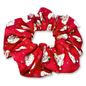 Red Santa Glitter Christmas Scrunchie Enchanted Scrunch