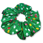 Glitter Green Christmas Lights Scrunchie Enchanted Scrunch
