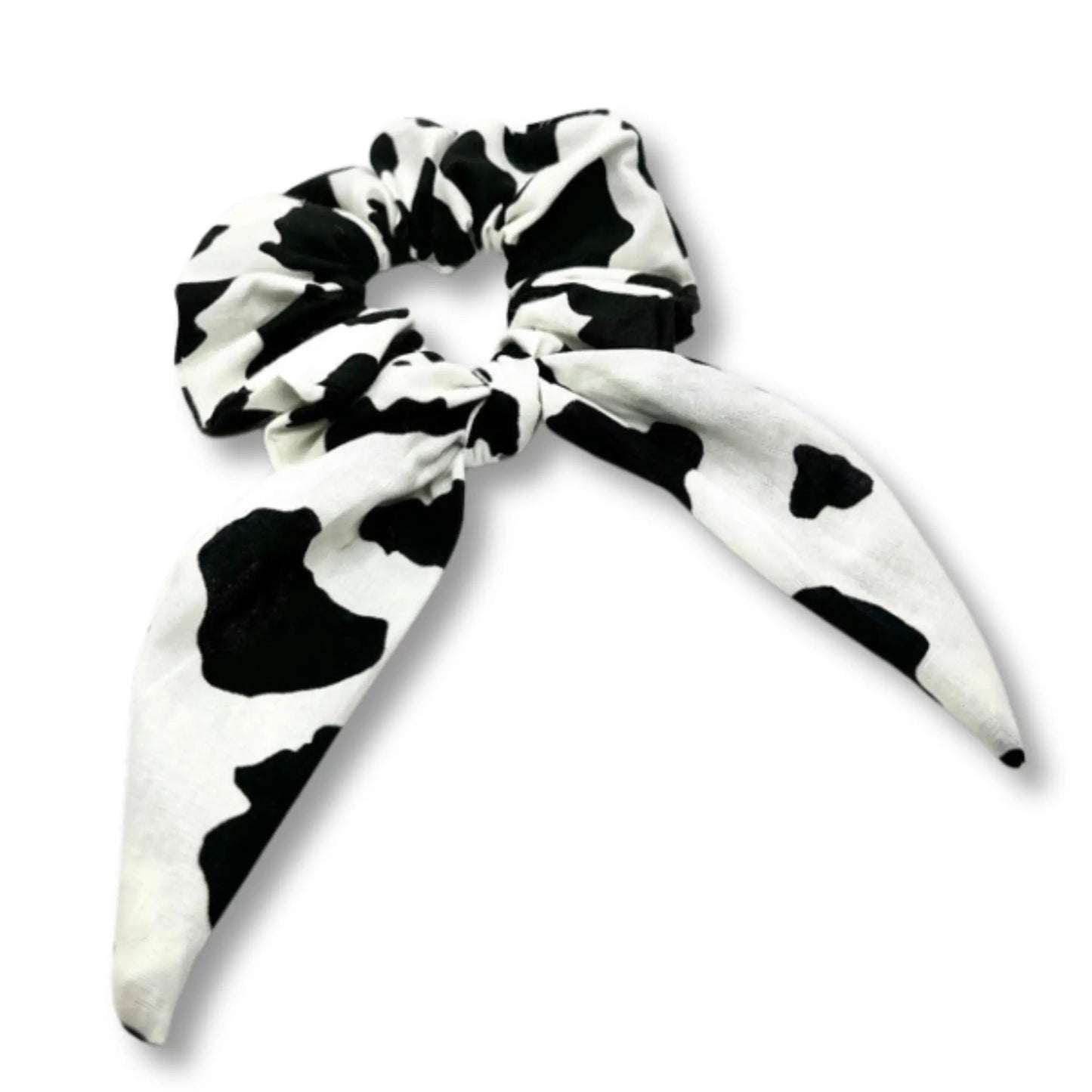 Mini Cow Print Tie Scrunchie Enchanted Scrunch