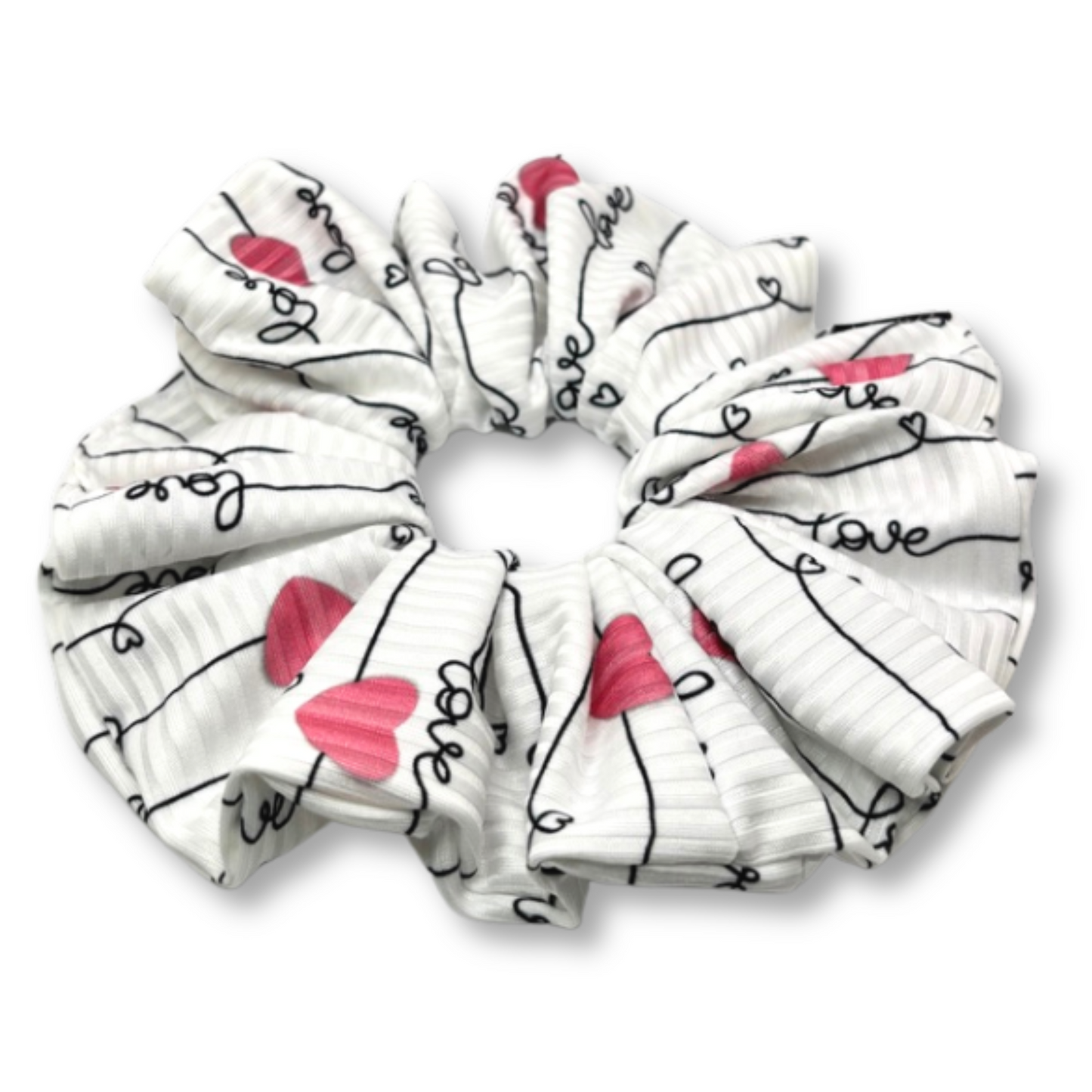Love Script Valentine's Day Scrunchie Enchanted Scrunch