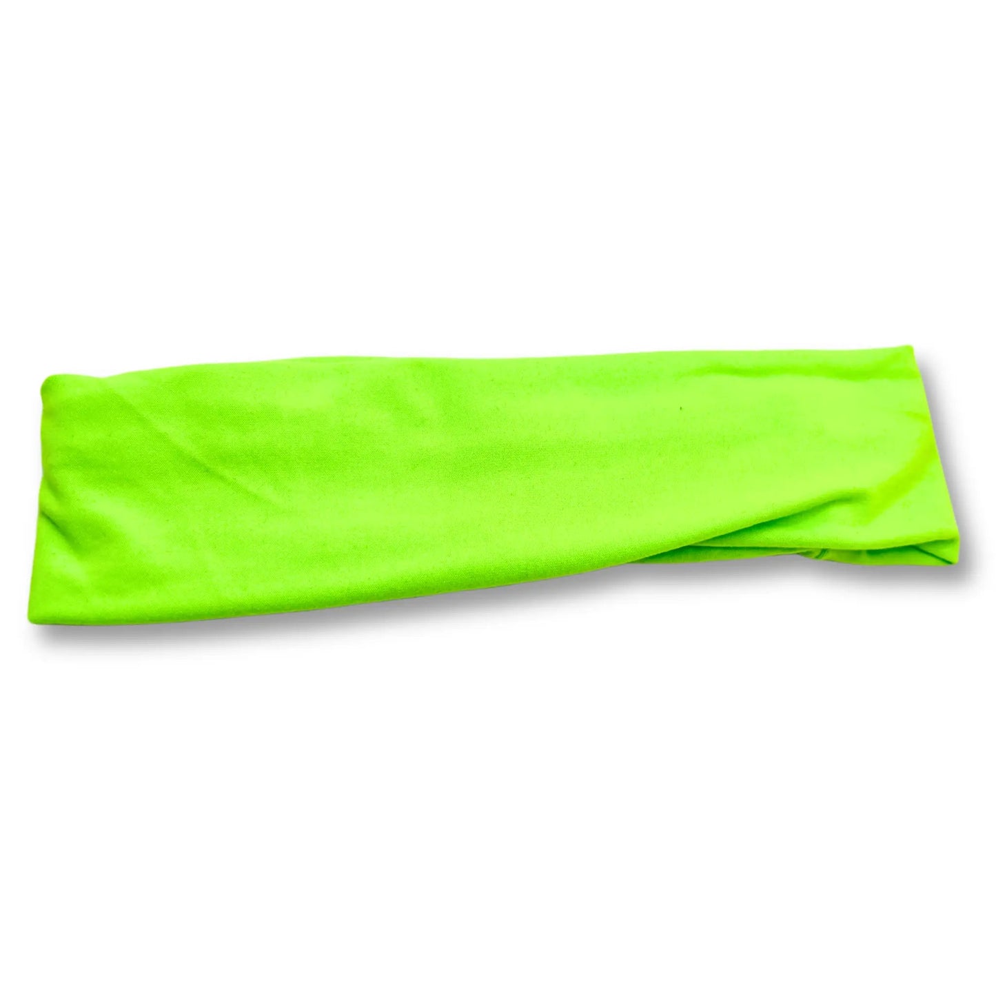 Neon Green Headband Enchanted Scrunch