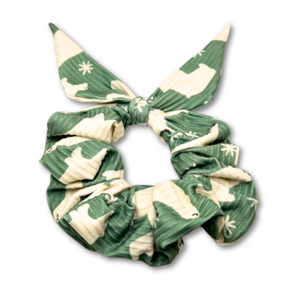 Mini Snowflake Polar Bear Tie Scrunchie Enchanted Scrunch