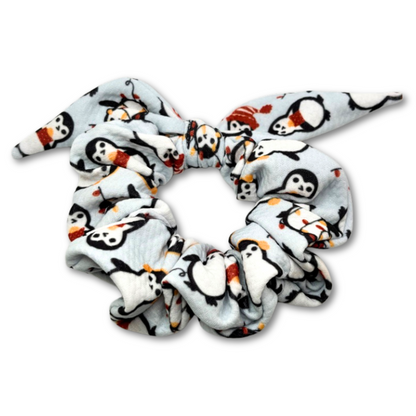 Mini Blue Penguin Tie Scrunchie Enchanted Scrunch
