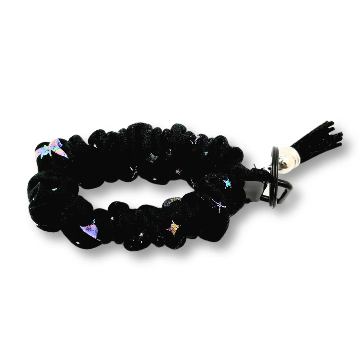 Holographic Bats Scrunchie Wristlet Enchanted Scrunch