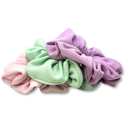 Pastel Spring Bullet Scrunchie Trio Enchanted Scrunch