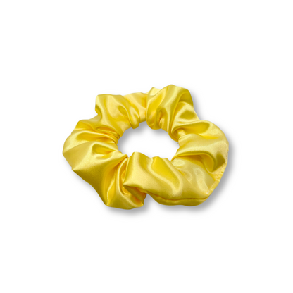 Mini Pastel Yellow Silk Scrunchie Enchanted Scrunch