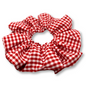 Red Gingham Spring Scrunchie Enchanted Scrunch