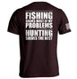 Fishing Solves Most Of My Problems Shield Republic