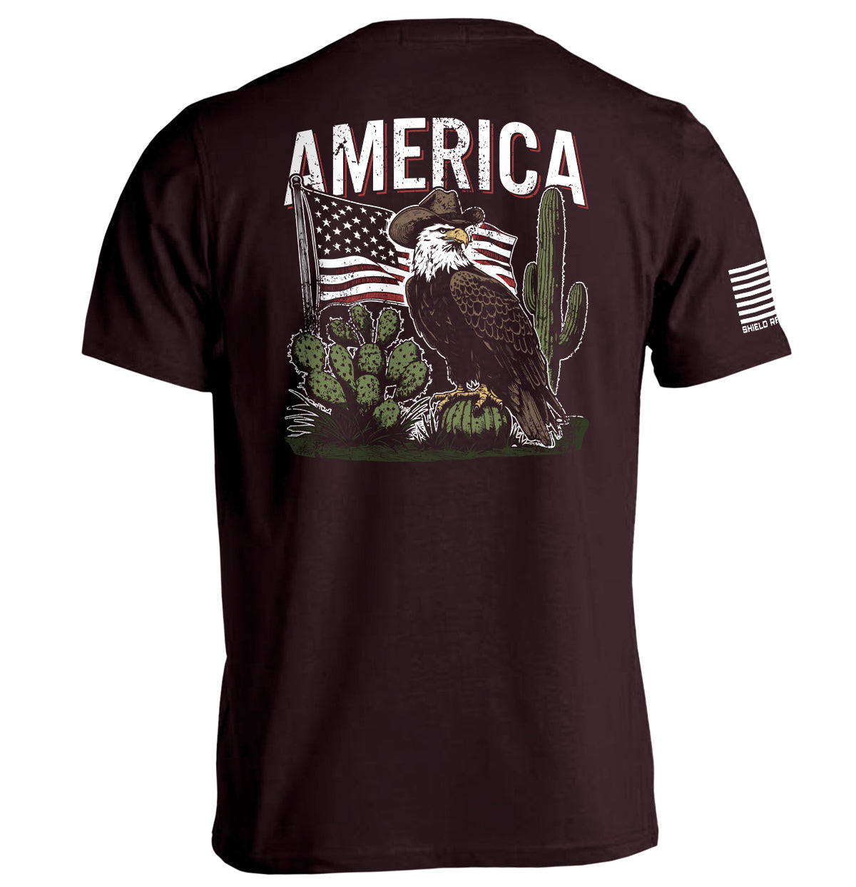 America Eagle Western Shield Republic