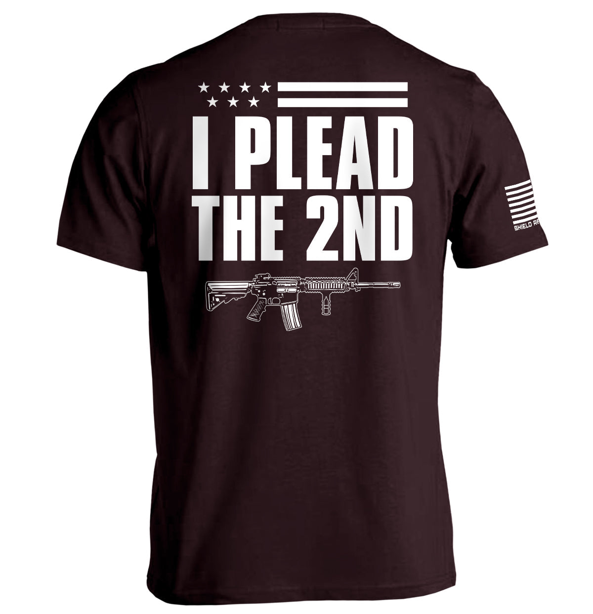 I Plead The 2nd (Back Print) Shield Republic