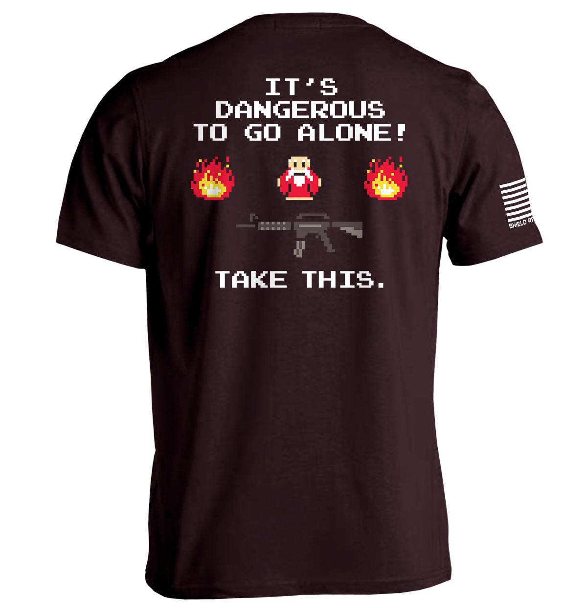 It's Dangerous to Go Alone Shield Republic