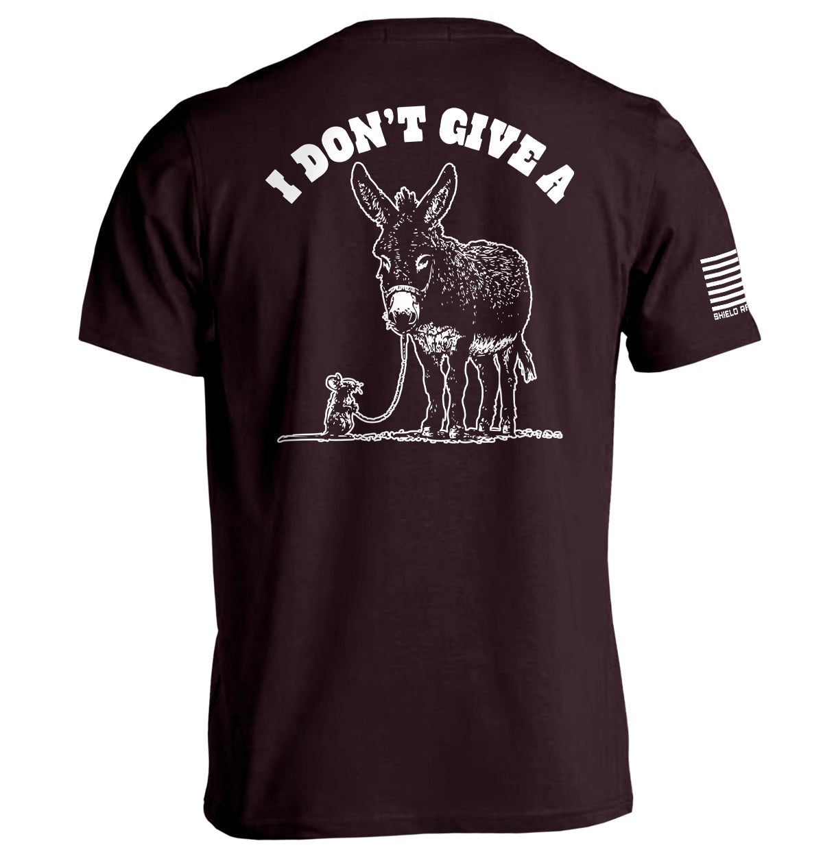 I Don't Give A Rat's Ass (Back Print) Shield Republic