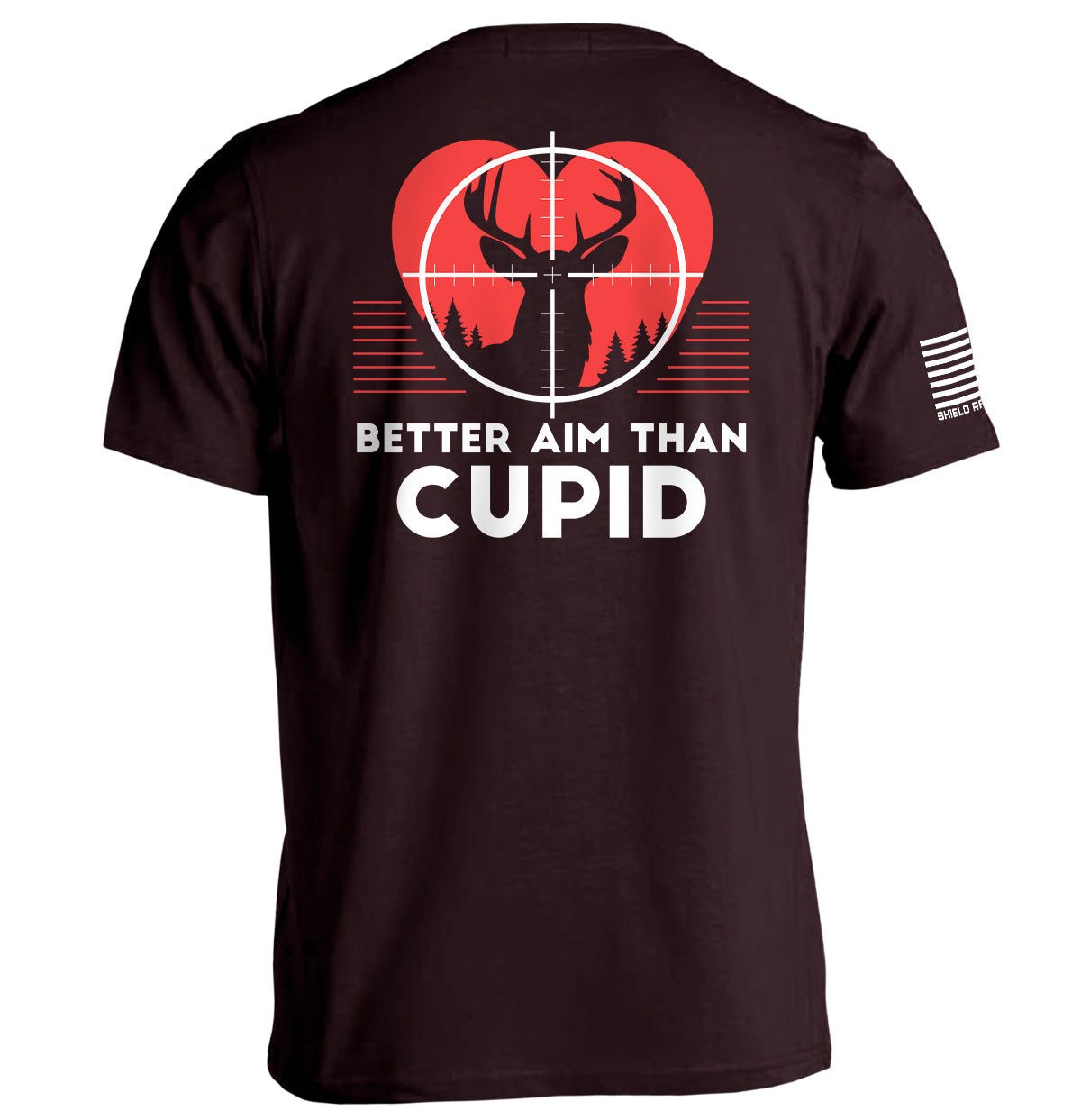 Better Aim Than Cupid Deer Shield Republic
