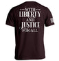 With Liberty And Justice For All Shield Republic