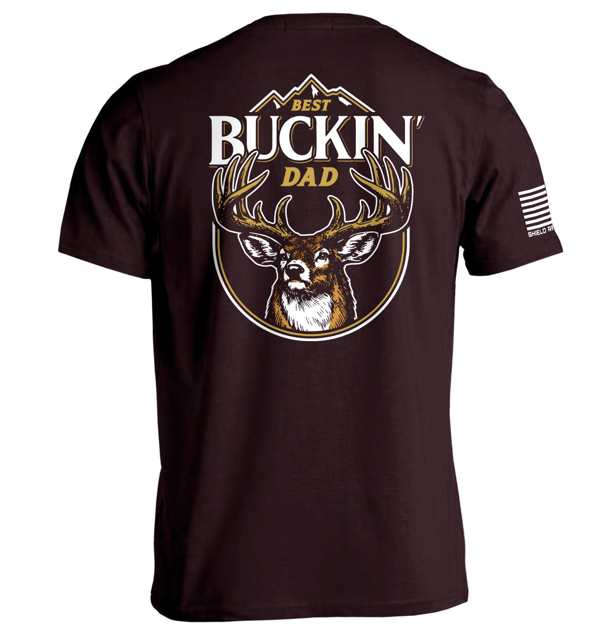 Best Buckin' Dad Deer Shield Republic