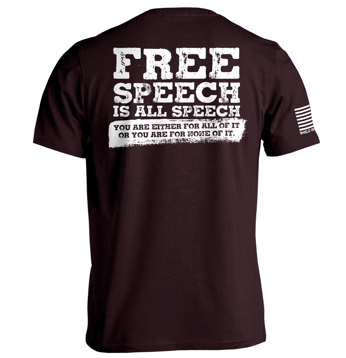 Free Speech Is All Speech Shield Republic