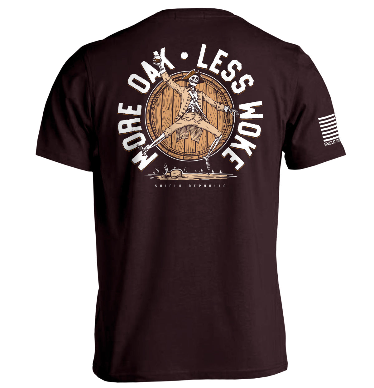 More Oak Less Woke Shield Republic