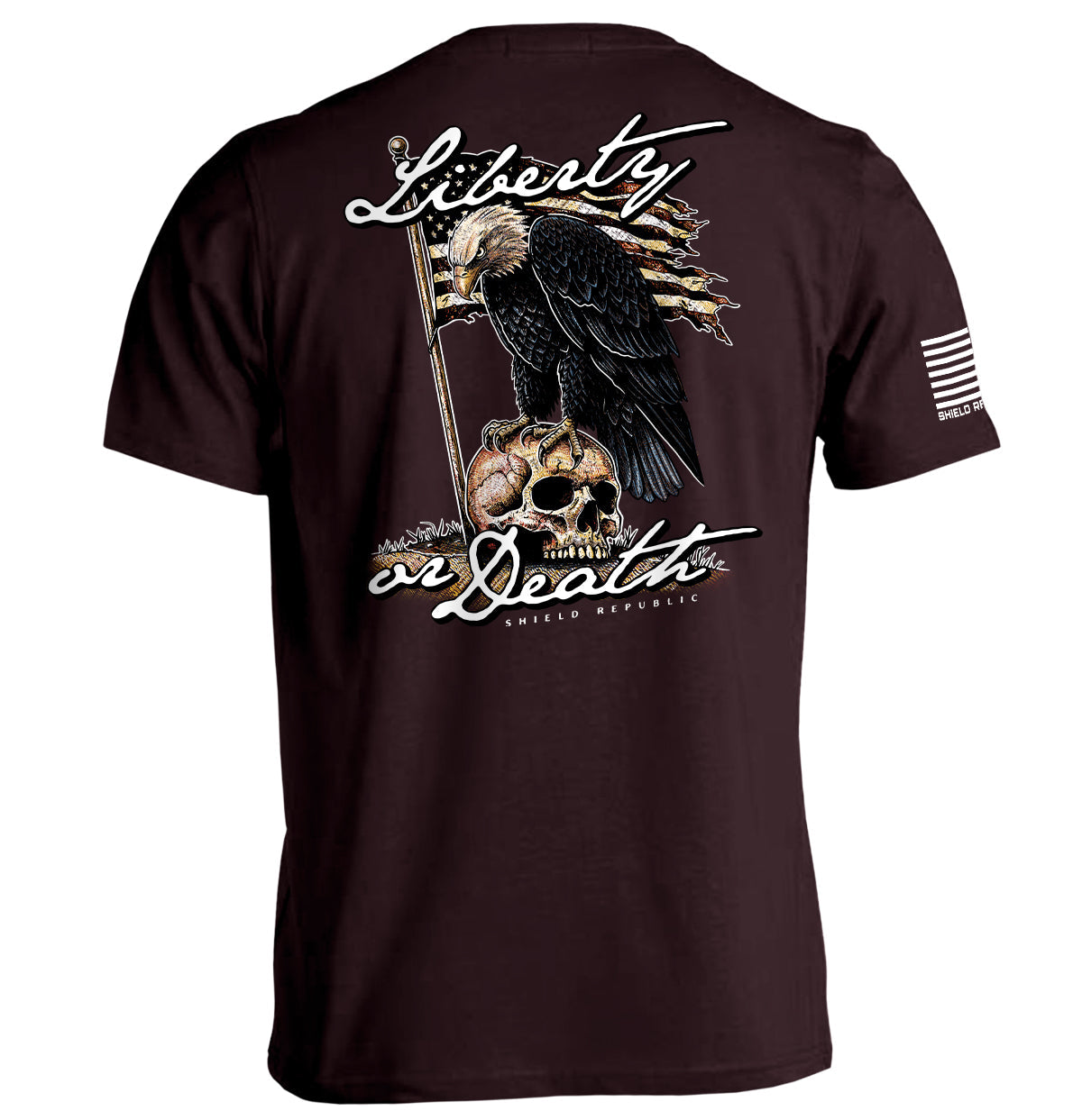 Liberty or Death Eagle Shield Republic