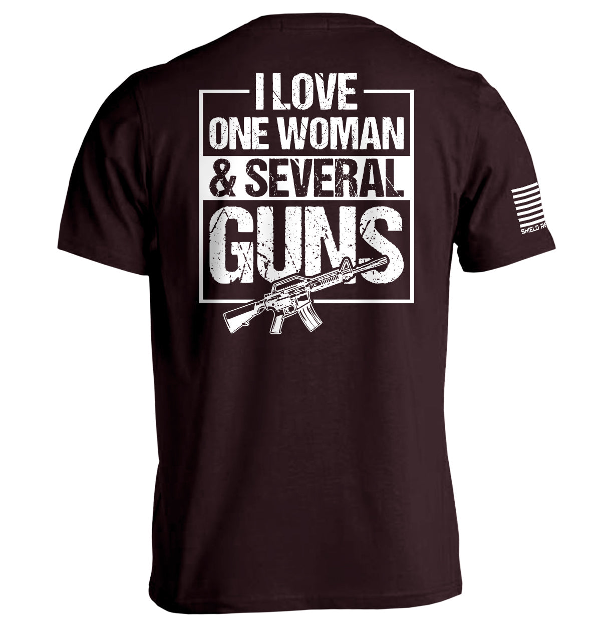 I Love One Woman & Several Guns Shield Republic