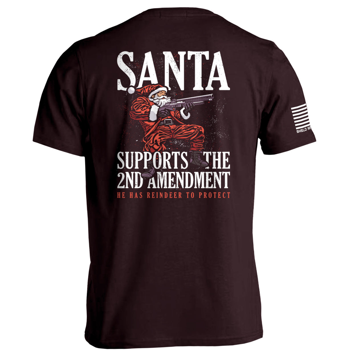 Santa Supports the 2nd Amendment Shield Republic