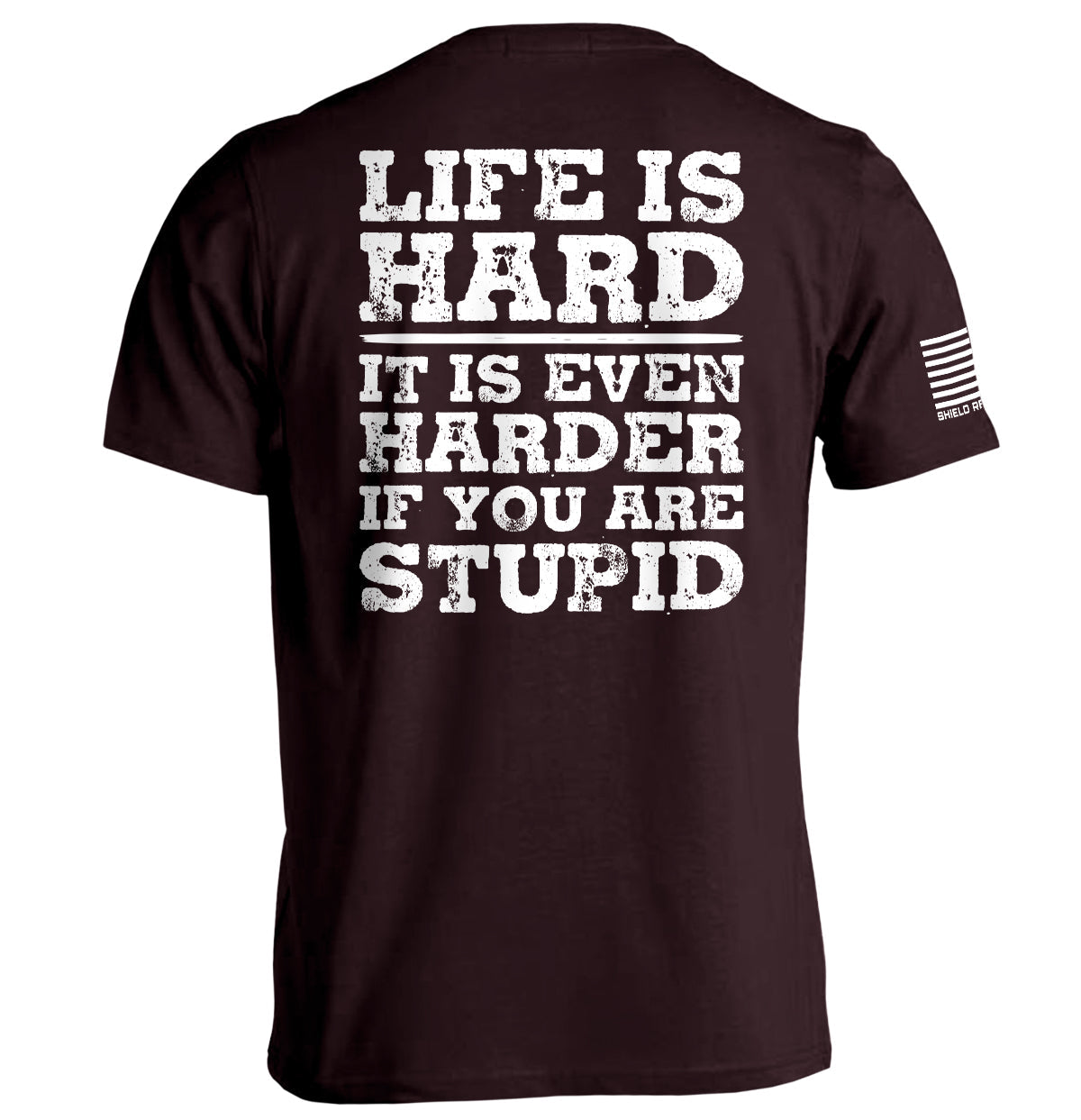 Life Is Hard Shield Republic
