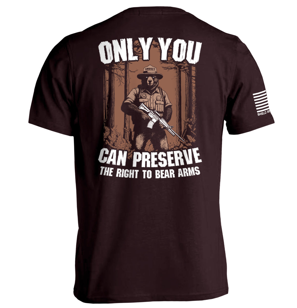 Only You can Preserve the the Right to Bear Arms Shield Republic