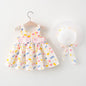Summer Big Dot Wings Princess Dress with Hat
