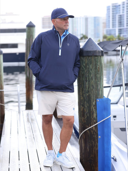 Palm Beach Waterproof Quarter Zip White Water Life