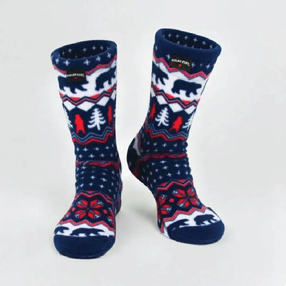 Polar Feet Fleece Socks - Polar Bear Polar Feet® LLC