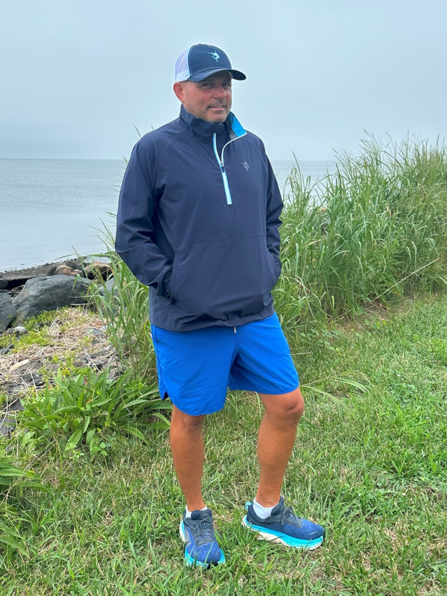 Palm Beach Waterproof Quarter Zip White Water Life