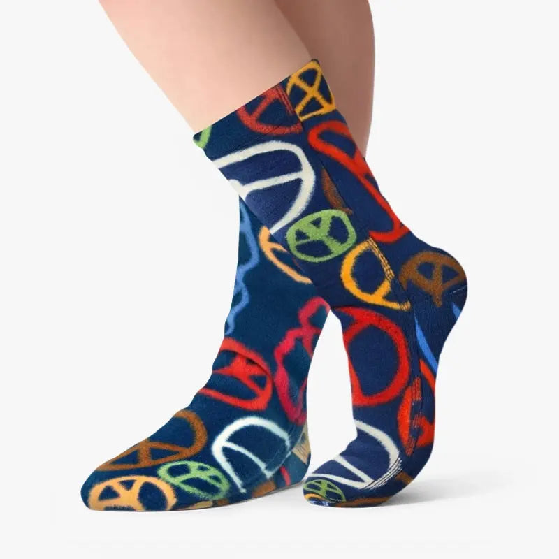 Kids' Fleece Socks - Peace Polar Feet® LLC