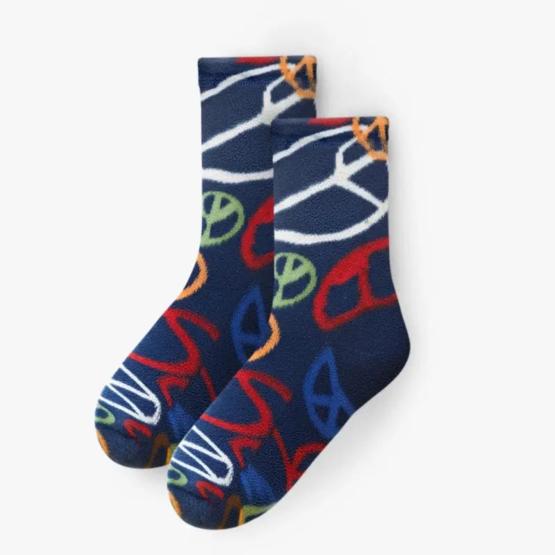 Kids' Fleece Socks - Peace Polar Feet® LLC