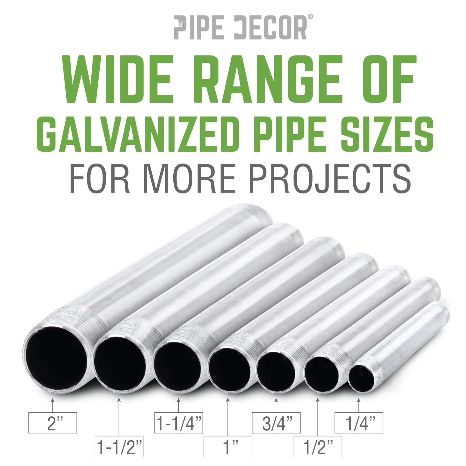 1 1/4 in. x Close Galvanized Steel Nipple PIPE DECOR