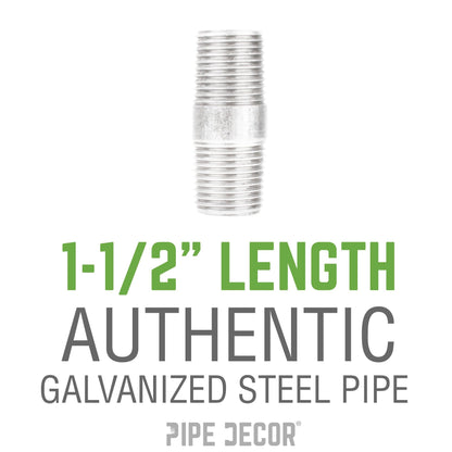 1/4 in. x 1 1/2 in. Galvanized Pipe PIPE DECOR