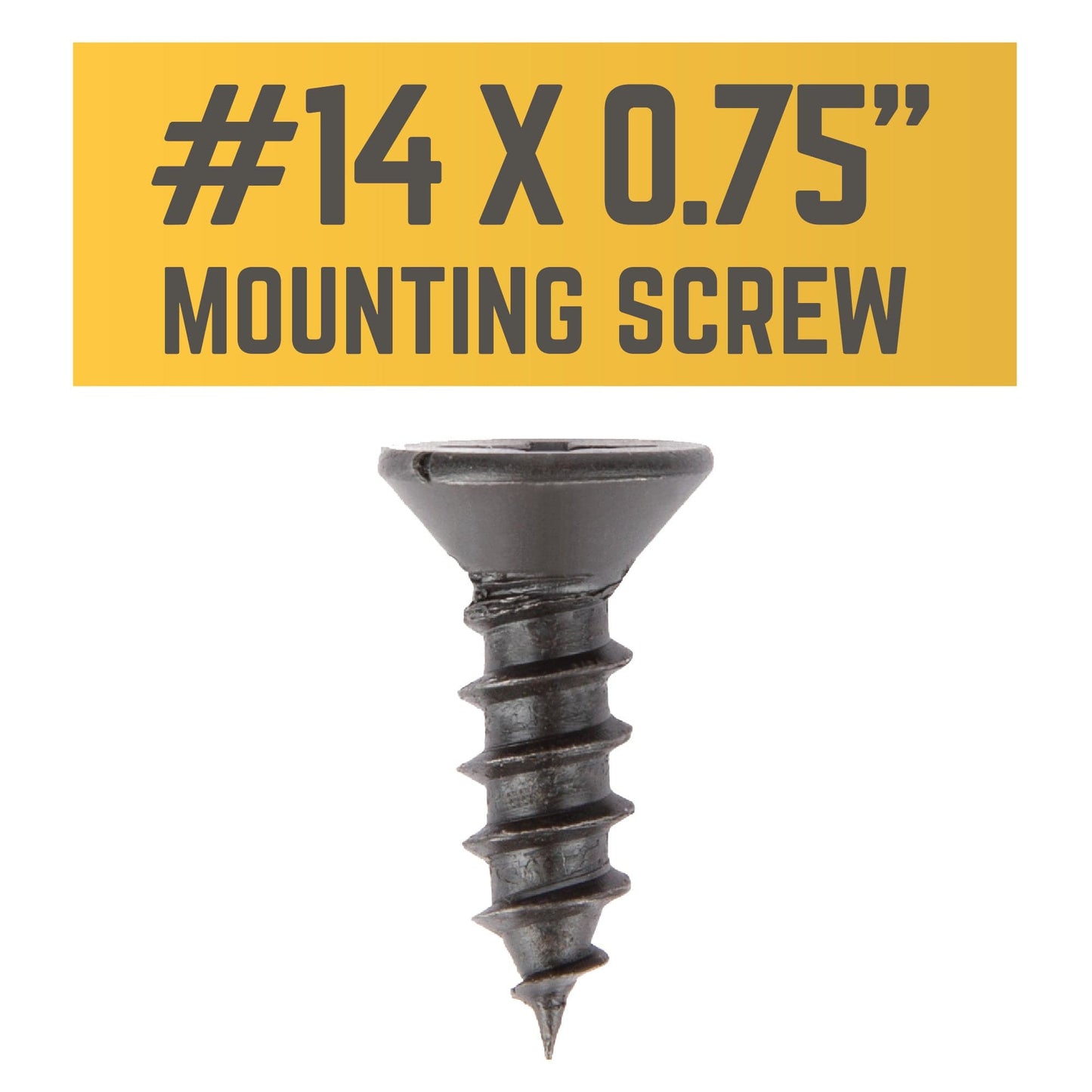 #14 x 0.75 in. Shelf Mounting Screws PIPE DECOR