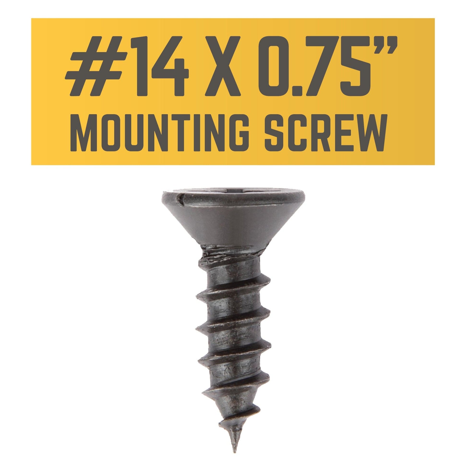 #14 x 0.75 in. Shelf Mounting Screws PIPE DECOR