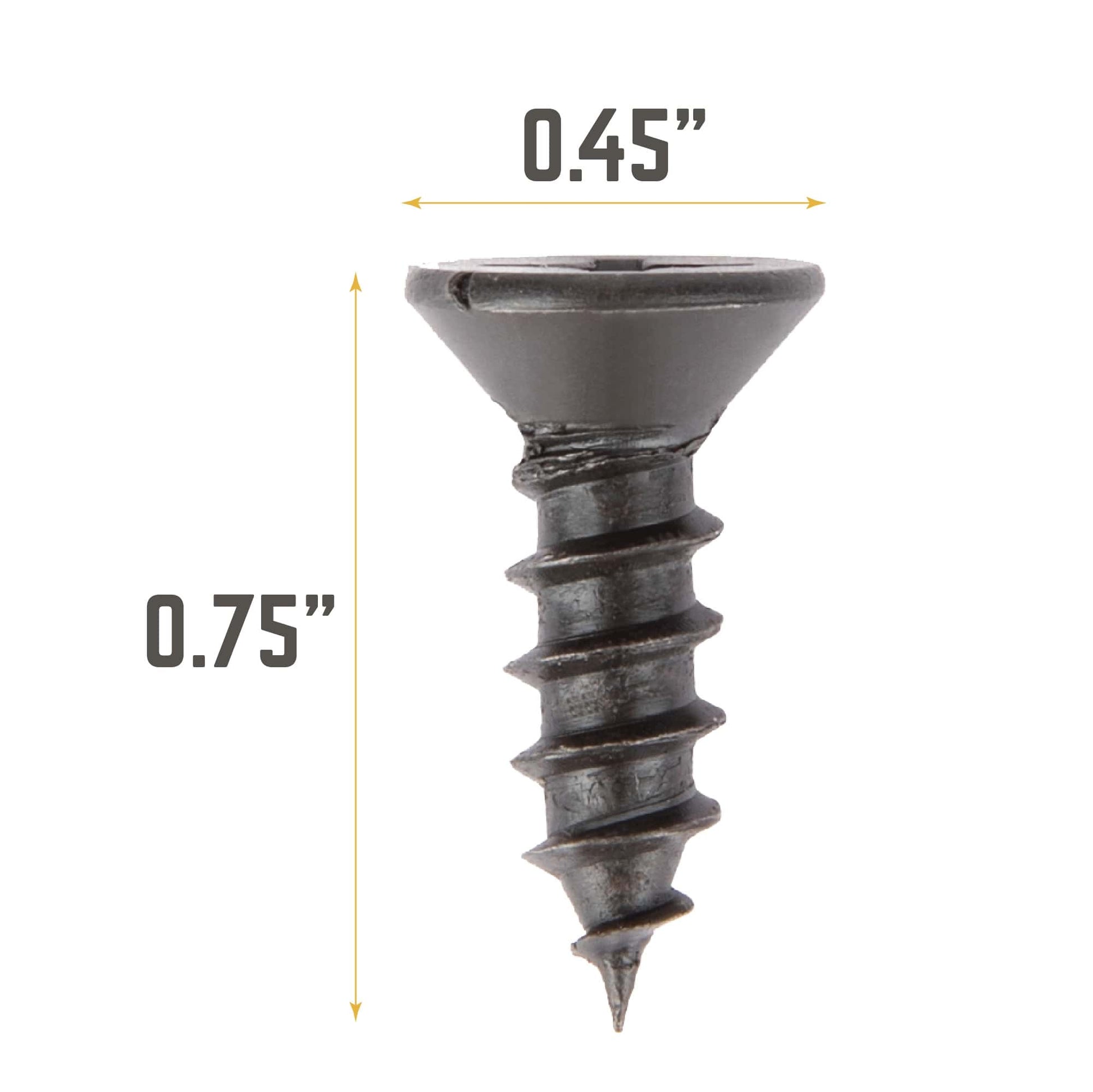 #14 x 0.75 in. Shelf Mounting Screws PIPE DECOR