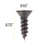 #14 x 0.75 in. Shelf Mounting Screws PIPE DECOR