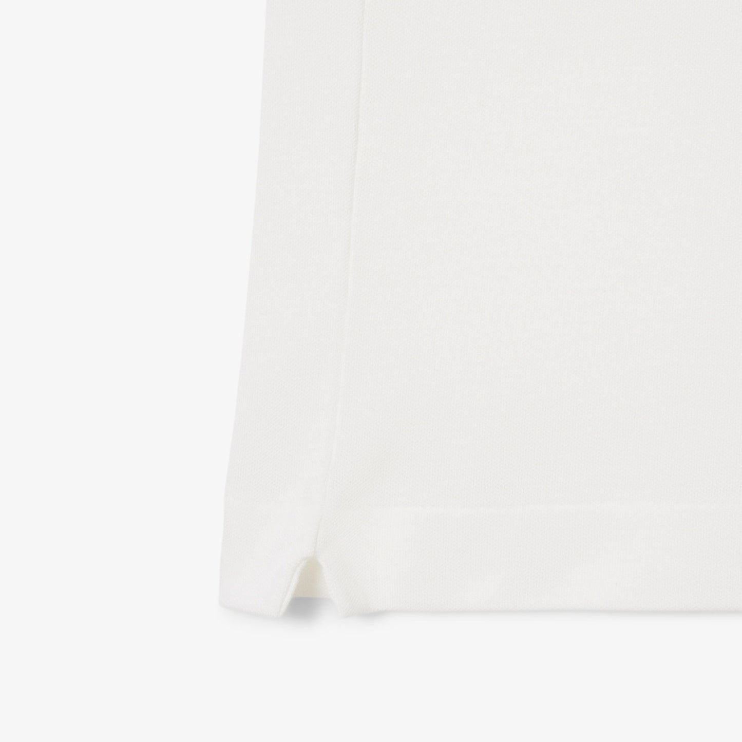 Lacoste Mens Light Pique Polo - White Denim Exchange