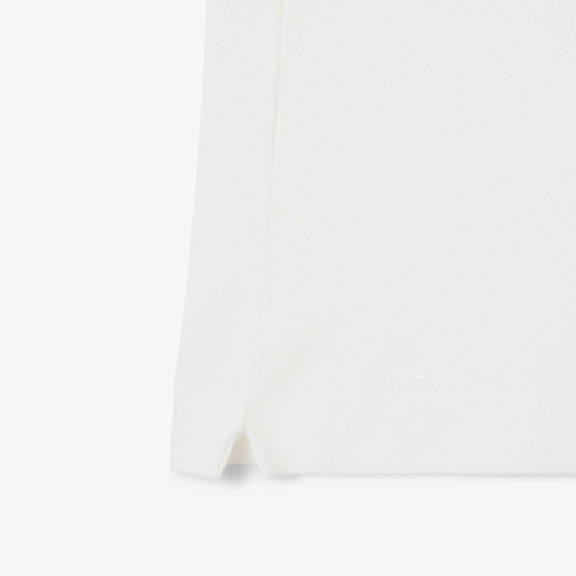 Lacoste Mens Light Pique Polo - White Denim Exchange