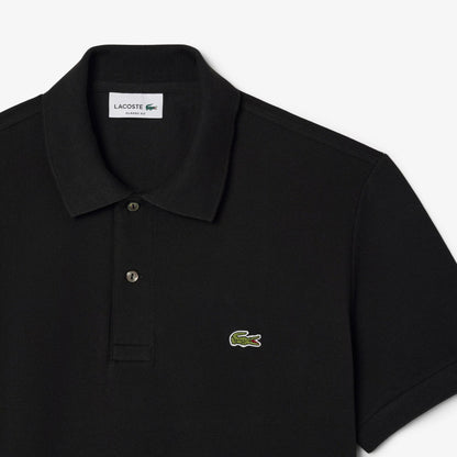 Lacoste Mens Light Pique Polo - Black Denim Exchange