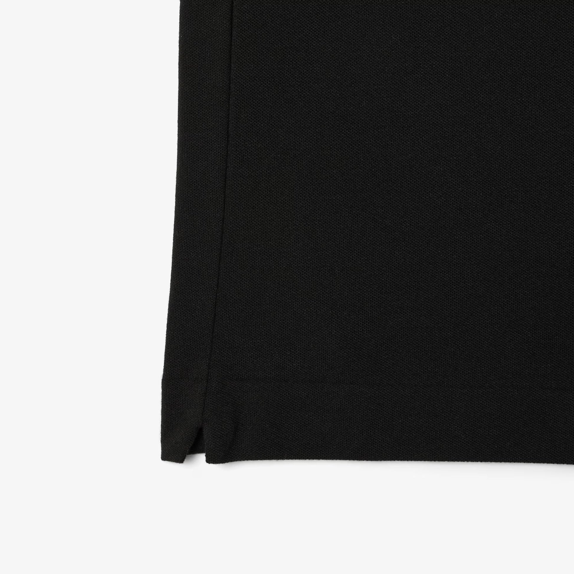 Lacoste Mens Light Pique Polo - Black Denim Exchange