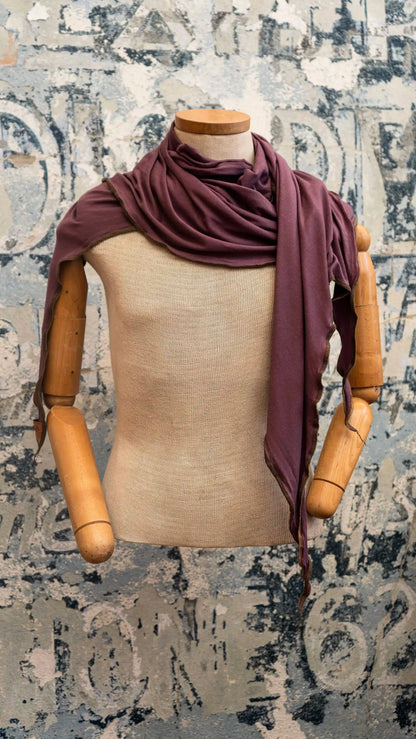 Plum Wisp Snuggle Scarf Late Sunday Afternoon