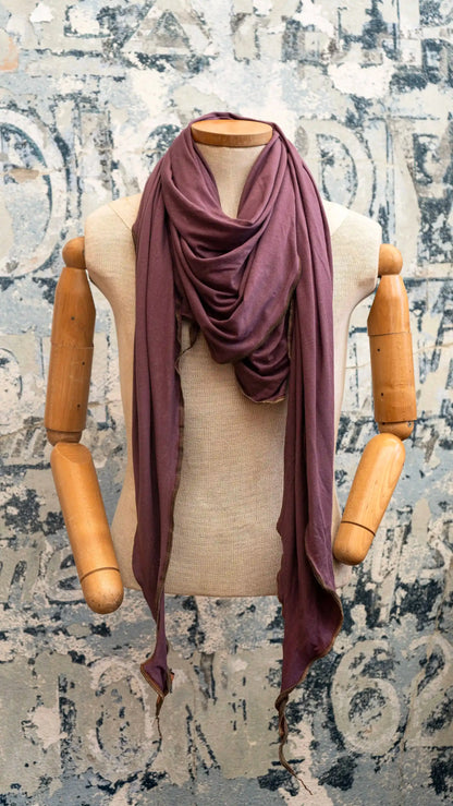 Plum Wisp Snuggle Scarf Late Sunday Afternoon