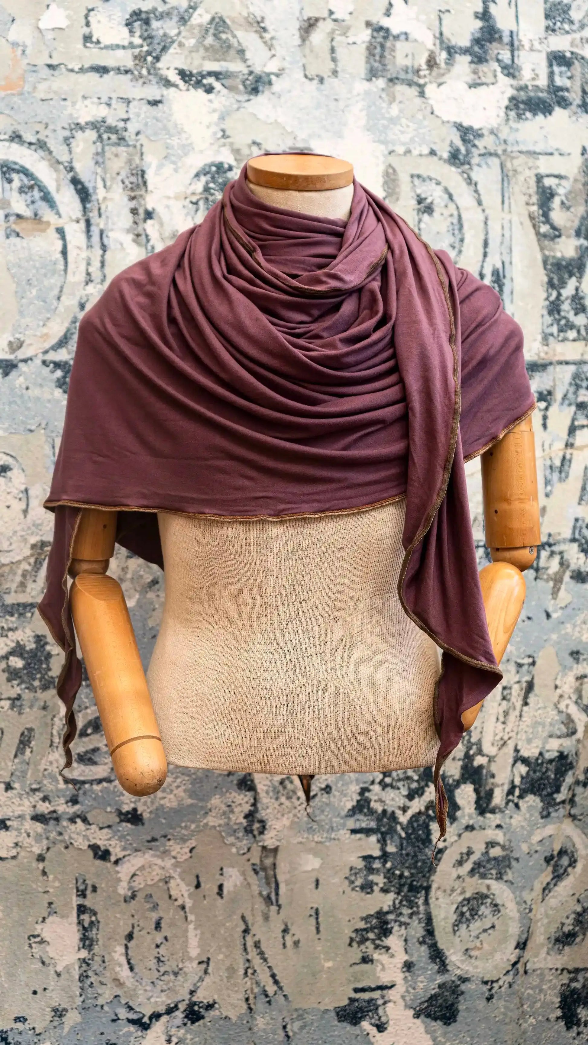 Plum Wisp Snuggle Scarf Late Sunday Afternoon