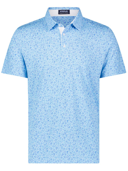 Spirits Print Polo White Water Life
