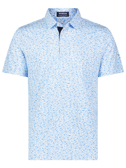 Predator Print Polo White Water Life