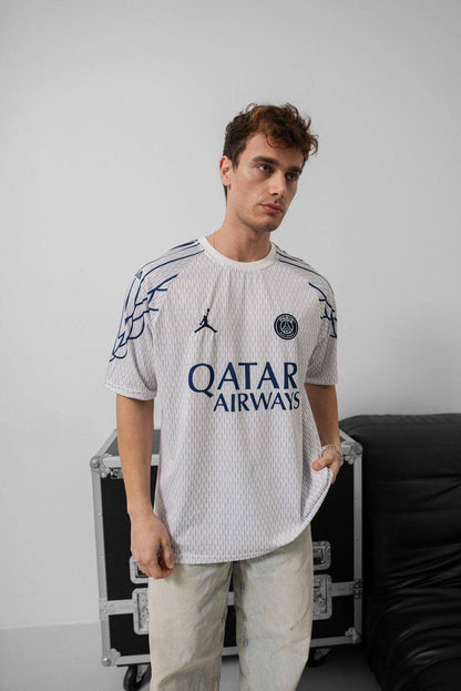 PSG Jordan Fourth Stadium Shirt - Official Football Jersey - Limited Edition Soccer Kit Withinblack