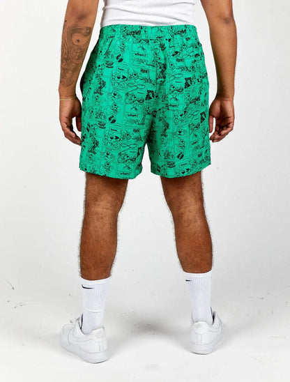 Puma Classics Super Shorts- Green Denim Exchange