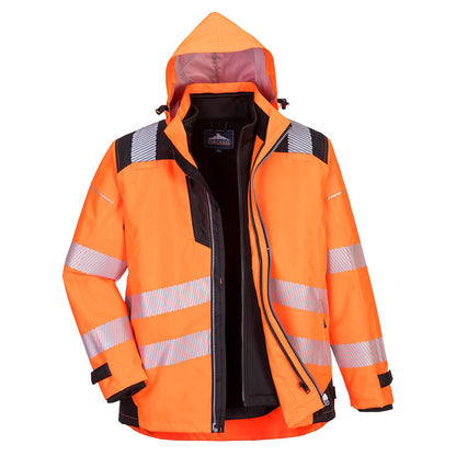 Hi Vis Water Proof Jacket Armed American Supply